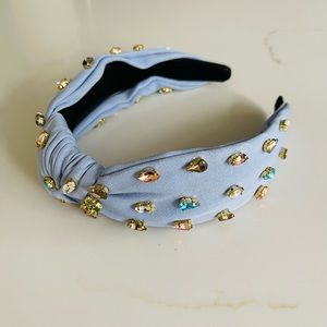 New twist knot gemstone headband